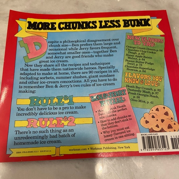 Ben and Jerry’s ice cream and dessert recipe book - Picture 2 of 3